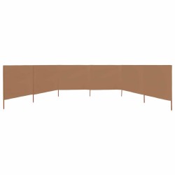 Paravent 6 panneaux Tissu 800 x 120 cm Taupe 538275538275