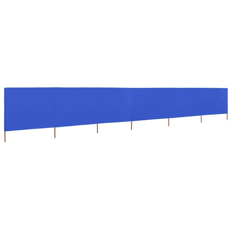 Paravent 6 panneaux Tissu 800 x 80 cm Bleu azuré 538278538278
