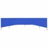 Paravent 6 panneaux Tissu 800 x 80 cm Bleu azuré 538278538278