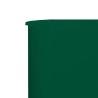 Paravent 5 panneaux Tissu 600 x 80 cm Vert 538282538282