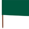 Paravent 5 panneaux Tissu 600 x 80 cm Vert 538282538282