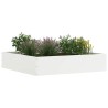 Bordure de Pelouse 6 pcs Blanc 60 x 60 x 13 cm Acier 538285538285