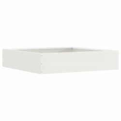 Bordure de Pelouse 6 pcs Blanc 60 x 60 x 13 cm Acier 538285538285