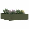 Bordure de Pelouse 6 pcs Vert olive 50 x 50 x 13 cm Acier 538289538289