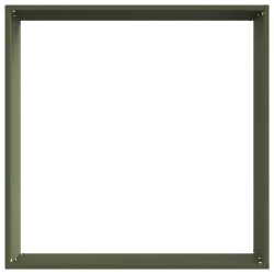 Bordure de Pelouse 6 pcs Vert olive 50 x 50 x 13 cm Acier 538289538289