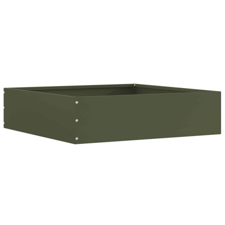 Bordure de Pelouse Vert olive 50 x 50 x 13 cm Acier 538290538290