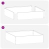 Bordure de Pelouse Vert olive 50 x 50 x 13 cm Acier 538290538290