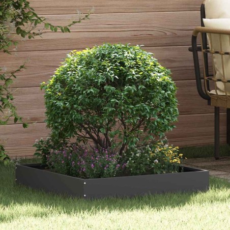 Bordure de Pelouse Noir 60 x 60 x 13 cm Acier 538292538292