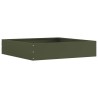 Bordure de Pelouse 6 pcs Vert olive 60 x 60 x 13 cm Acier 538293538293