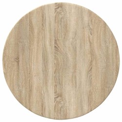 Plateau de table Chêne sonoma Ø 60 x 1,5 cm Bois d'ingénierie 538296538296