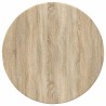 Plateau de table Chêne sonoma Ø 60 x 1,5 cm Bois d'ingénierie 538296538296