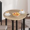 Plateau de table Chêne sonoma Ø 60 x 1,5 cm Bois d'ingénierie 538296538296