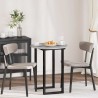 Plateau de table Gris béton Ø 60 x 1,5 cm Bois d'ingénierie 538299538299