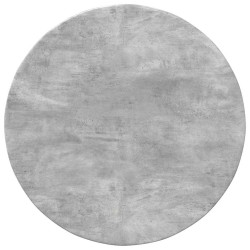 Plateau de table Gris béton Ø 60 x 1,5 cm Bois d'ingénierie 538299538299