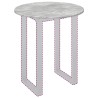 Plateau de table Gris béton Ø 60 x 1,5 cm Bois d'ingénierie 538299538299