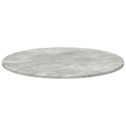 Plateau de table Gris béton Ø 60 x 1,5 cm Bois d'ingénierie 538299538299