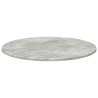 Plateau de table Gris béton Ø 60 x 1,5 cm Bois d'ingénierie 538299538299