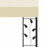 Belvédère à montage mural 6x3x2,5 m Crème 538300538300