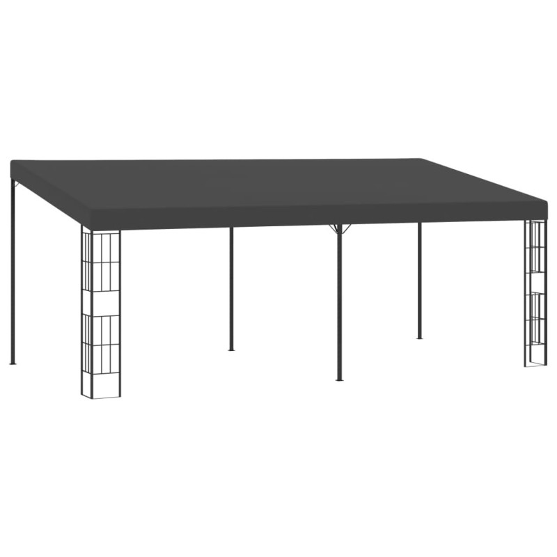 Belvédère mural 3x6 m Anthracite Tissu 538303538303