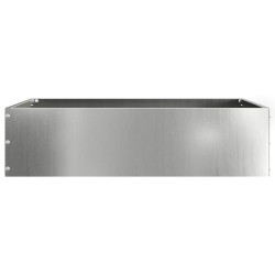 Bordure de Pelouse Argent 50 x 50 x 13 cm Acier galvanisé 538305538305