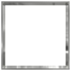 Bordure de Pelouse 6 pcs Argent 50 x 50 x 13 cm Acier galvanisé 538308538308
