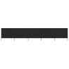 Paravent 5 panneaux Tissu 600 x 120 cm Noir 538309538309