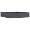 Bordure de Pelouse 6 pcs Anthracite 60 x 60 x 13 cm Acier 538316538316