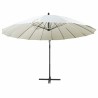 Parasol suspendu avec poteau en aluminium Blanc 3 m 538318538318
