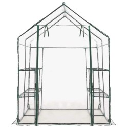 Serre avec 8 étagères 143x143x195 cm 538319538319