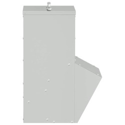 Mangeoire pour poules Argent 20 x 25 x 35 cm Acier galvanisé 538320538320