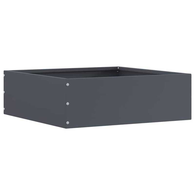 Bordure de Pelouse Anthracite 40 x 40 x 13 cm Acier 538323538323