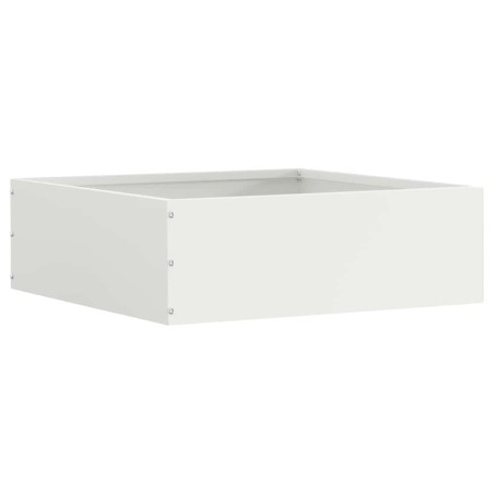Bordure de Pelouse Blanc 40 x 40 x 13 cm Acier 538325538325