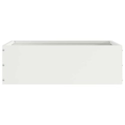 Bordure de Pelouse Blanc 40 x 40 x 13 cm Acier 538325538325