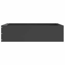 Bordure de Pelouse 6 pcs Noir 50 x 50 x 13 cm Acier 538330538330