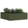 Bordure de Pelouse Vert olive 40 x 40 x 13 cm Acier 538332538332