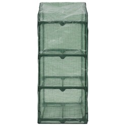 Mini-serre à 3 niveaux 69x49x125 cm 538334538334