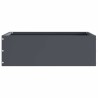 Bordure de Pelouse 6 pcs Anthracite 40 x 40 x 13 cm Acier 538338538338
