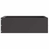 Bordure de Pelouse Noir 40 x 40 x 13 cm Acier 538339538339