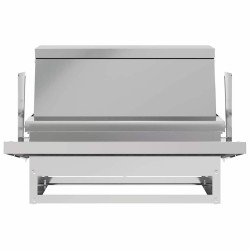 Nourrisseur à pédale pour poules Argent 50 x 40 x 29 cm 538340538340