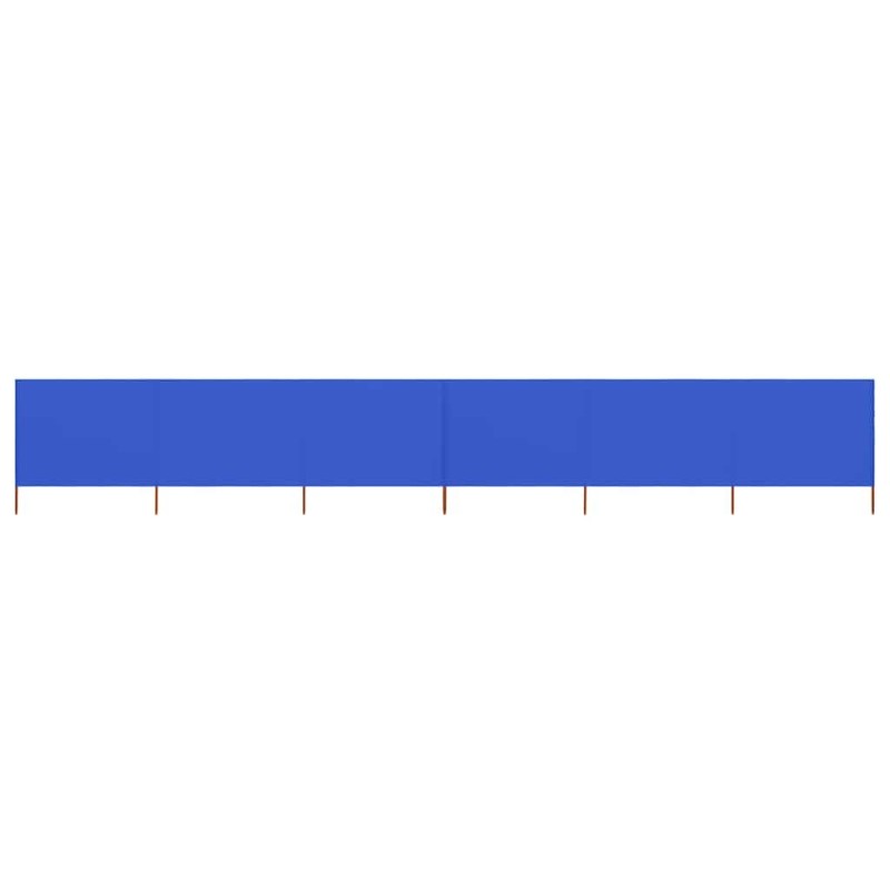 Paravent 6 panneaux Tissu 800 x 160 cm Bleu azuré 538341538341