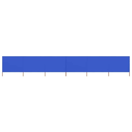 Paravent 6 panneaux Tissu 800 x 160 cm Bleu azuré 538341538341