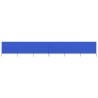 Paravent 6 panneaux Tissu 800 x 160 cm Bleu azuré 538341538341