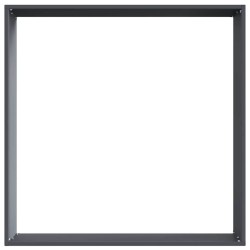 Bordure de Pelouse Anthracite 60 x 60 x 13 cm Acier 538342538342
