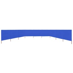 Paravent 9 panneaux Tissu 1200 x 160 cm Bleu azuré 538343538343