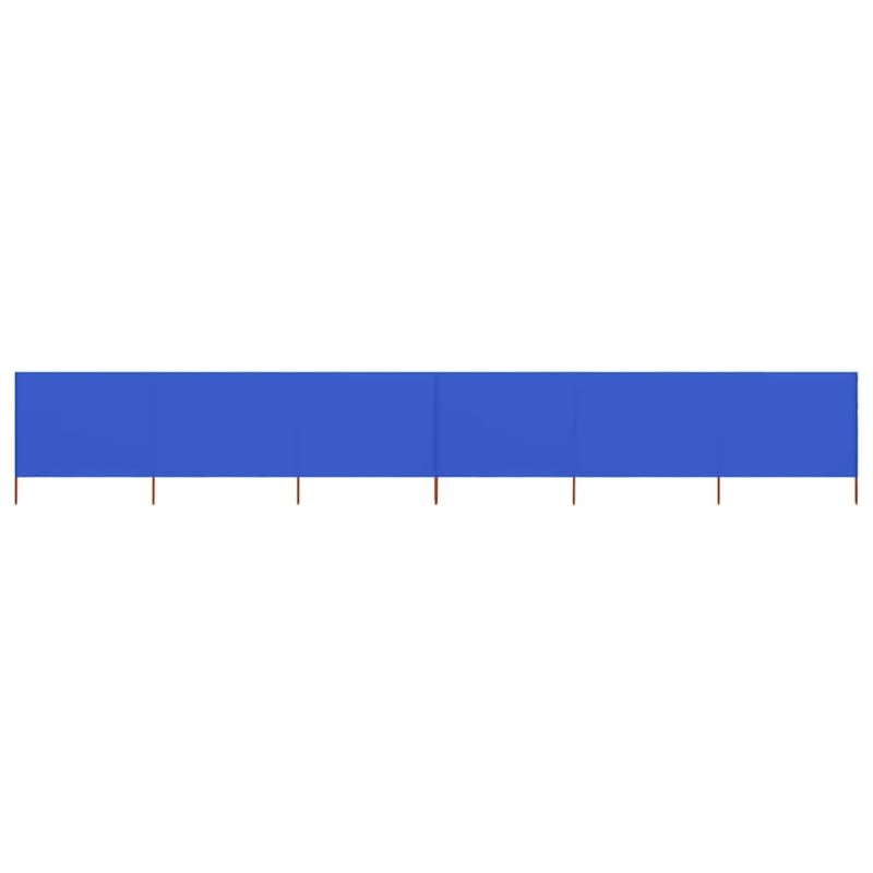 Paravent 6 panneaux Tissu 800 x 120 cm Bleu azuré 538345538345