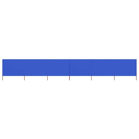 Paravent 6 panneaux Tissu 800 x 120 cm Bleu azuré 538345538345