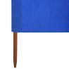 Paravent 6 panneaux Tissu 800 x 120 cm Bleu azuré 538345538345