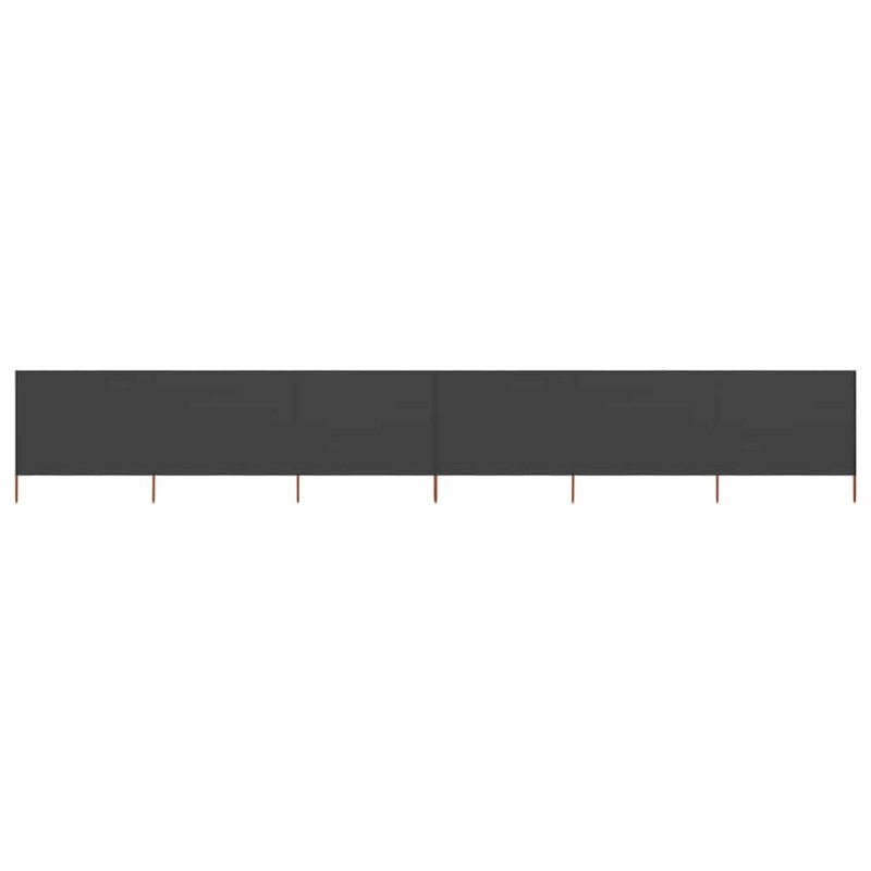 Paravent 6 panneaux Tissu 800 x 160 cm Anthracite 538350538350