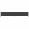 Paravent 6 panneaux Tissu 800 x 160 cm Anthracite 538350538350