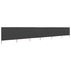 Paravent 6 panneaux Tissu 800 x 160 cm Anthracite 538350538350